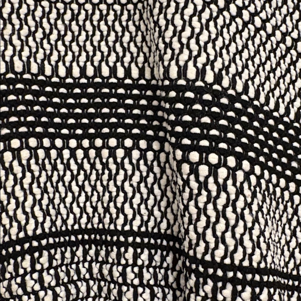 NWT [Maje] Jacquard Striped Fringe Short-Sleeve Mini Dress Women’s US L / FR 3 - Picture 10 of 13